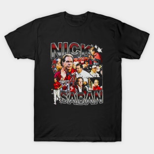 Nick Saban College Vintage Bootleg T-Shirt